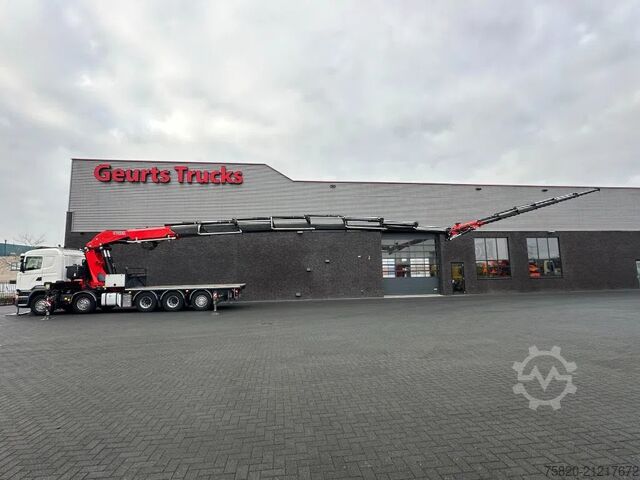 Vrachtwagen met kraan Scania R520 V8 10X4 TRIDEM + F1650RA.2.28 + JIB L816 K...
