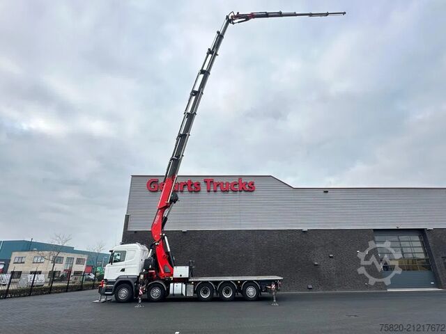 Vrachtwagen met kraan Scania R520 V8 10X4 TRIDEM + F1650RA.2.28 + JIB L816 K...