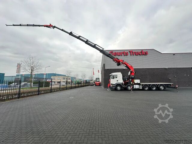 Vrachtwagen met kraan Scania R520 V8 10X4 TRIDEM + F1650RA.2.28 + JIB L816 K...
