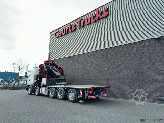 Vrachtwagen met kraan Scania R520 V8 10X4 TRIDEM + F1650RA.2.28 + JIB L816 K...