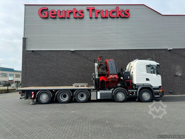 Vrachtwagen met kraan Scania R520 V8 10X4 TRIDEM + F1650RA.2.28 + JIB L816 K...