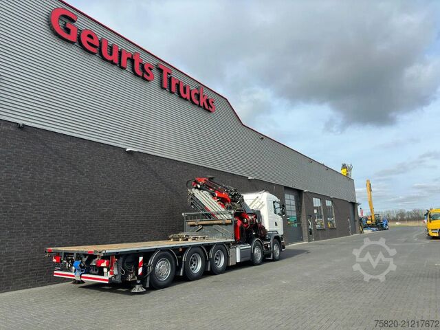 Vrachtwagen met kraan Scania R520 V8 10X4 TRIDEM + F1650RA.2.28 + JIB L816 K...