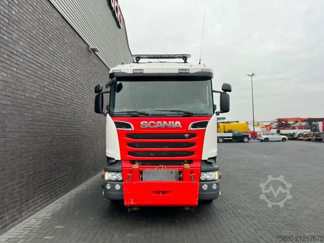 Vrachtwagen met kraan Scania R520 V8 10X4 TRIDEM + F1650RA.2.28 + JIB L816 K...