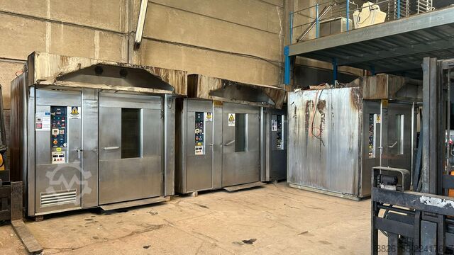 Forno de padaria Zuchelli Four rotatif double chariot 60x80 Gaz