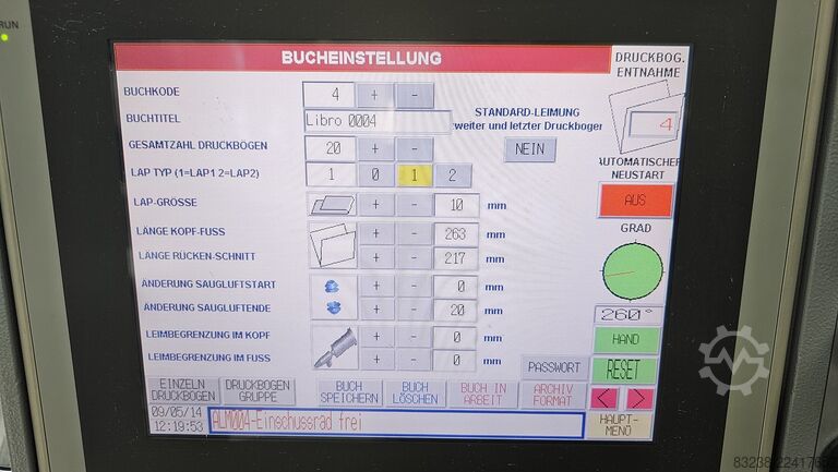 Book binding machine SMYTH FRECCIA F150 - 4D Large