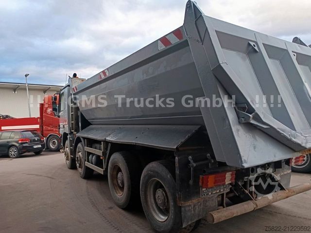 Tipper truck MERCEDES-BENZ Actros 3244 4144 / 8X4 / 18 Kubik Mulde Meiller