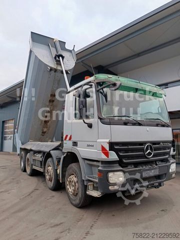 Tipper truck MERCEDES-BENZ Actros 3244 4144 / 8X4 / 18 Kubik Mulde Meiller