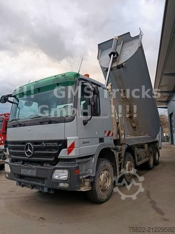 Tipper truck MERCEDES-BENZ Actros 3244 4144 / 8X4 / 18 Kubik Mulde Meiller