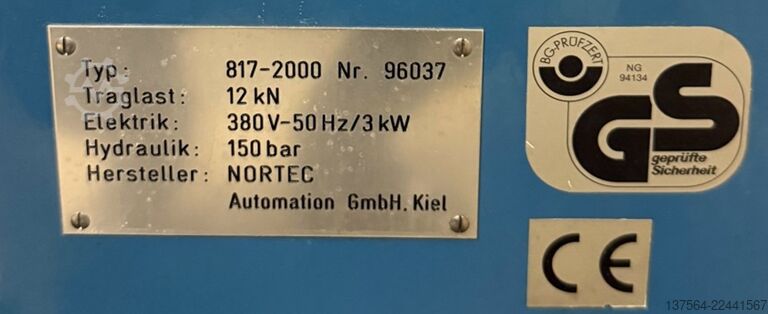 Volteador de palets Nortec 818-2000