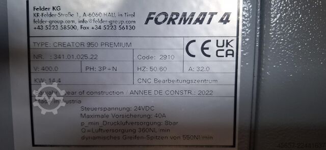 Escuadradora Format4 Creator 950 premium