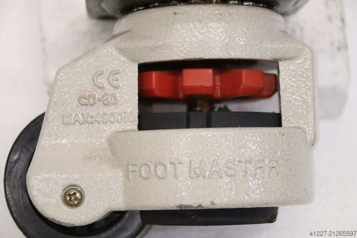 Vyrovnávací otočná kolečka, 4 kusy Footmaster CD-80