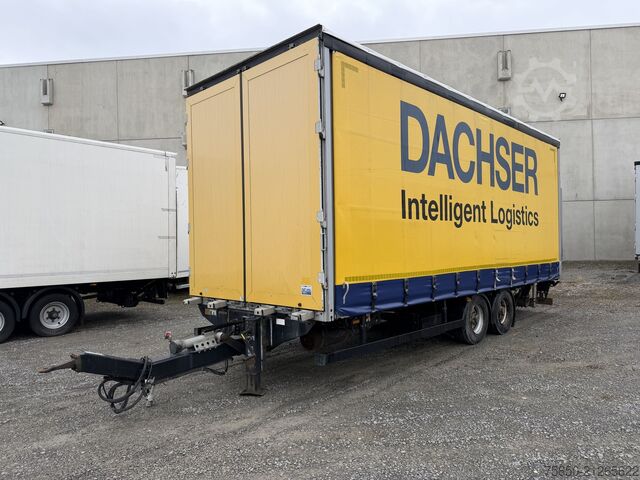 Otevřený přívěs s plachtou Möslein TPS 105 D-L  Tandemplane Ladebordwand + Durchladbar