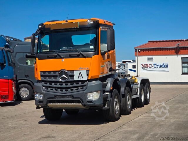 Camion scarrabile MERCEDES-BENZ AROCS 3245 * ABROLLKIPPER * VDL * BLATT *  KLIMA
