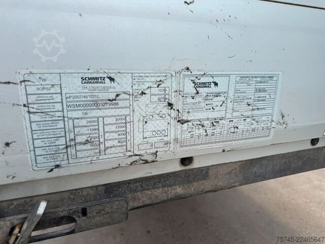 Semirimorchio con telone SCHMITZ CARGOBULL SCS 18/L *PR+PL * VARIO-SYSTEM * MEGA *