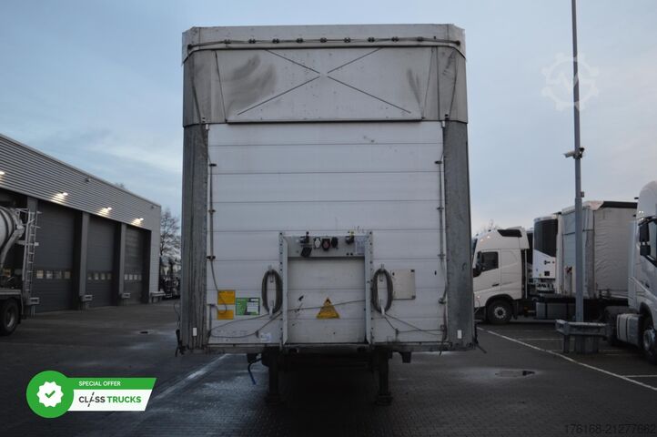Open semitrailer with tarp SCHMITZ CARGOBULL SCS24/L Varios