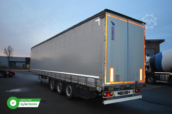Open semitrailer with tarp SCHMITZ CARGOBULL SCS24/L Varios