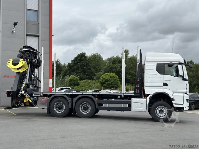 Holztransporter LKW MAN TGS 33 520 6x4 3900 Kurzholz Plattform