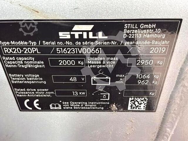 Empilhador Still RX20-20PL