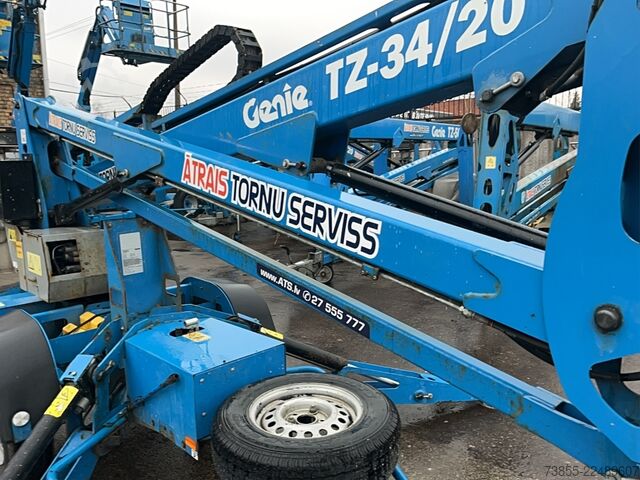 Plataforma elevatória montada em reboque Genie TZ34 (12m)