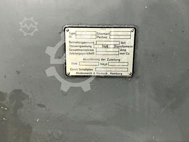 Máquinas de corte de engrenagens VDF 26 HS 1959 VDF 26 HS
