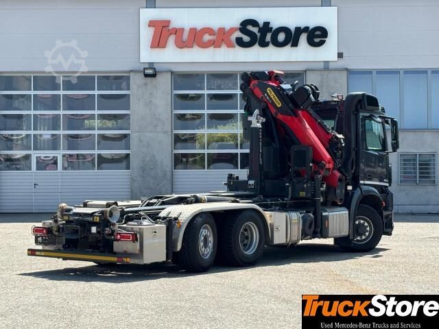 Roll-off tipper truck  Arocs 2553 HAD 300TEC+JIB L