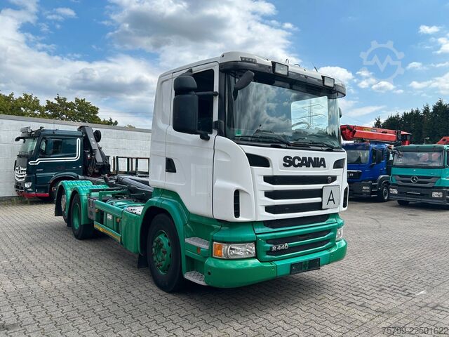 Haakarm vrachtwagen SCANIA R440 MEILLER Abroller 6x2