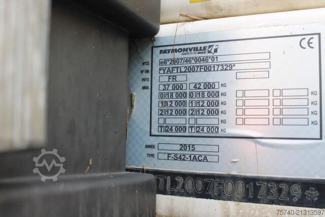 Semi-lavlader Faymonville extentadable 20m disconnectable front + 42000kg...