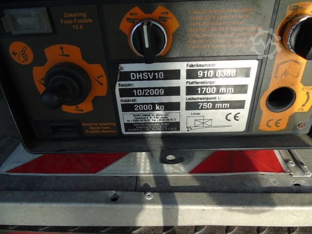 Gesloten bak MAN TGA 18.400 + combi + lift + euro 5 + 2.70