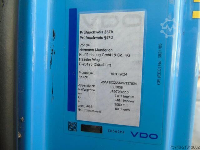 Maleta MAN TGA 18.400 + combi + lift + euro 5 + 2.70