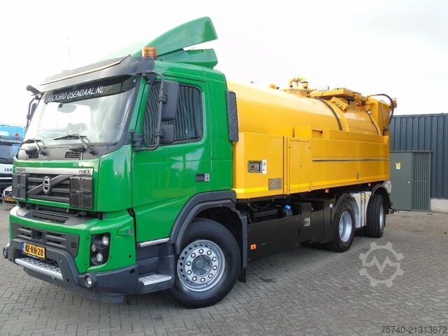 Kolkenzuiger Volvo FMX 420 + 15.000L +  HIGH PRESSURE PUMP + URACA...