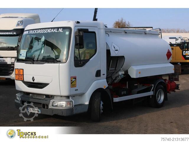 Tanker Renault Midlum 250 + 2 COMP + 6180liter + euro 2 + manual