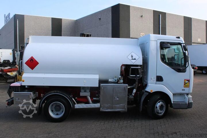 Tanker Renault Midlum 250 + 2 COMP + 6180liter + euro 2 + manual