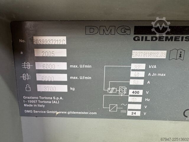 GILDEMEISTER CTX 320 LINEAR V6 GILDEMEISTER CTX 320 LINEAR V6