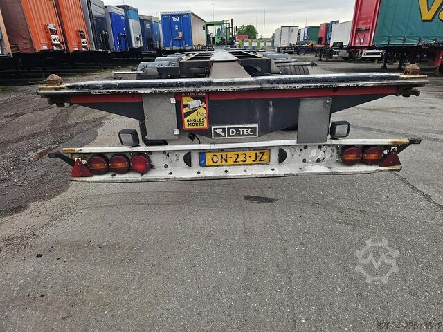 Konteyner taşımacılığı D-TEC FLEXI TRAILER - ALL CONNECTIONS - BPW DRUM - AP...