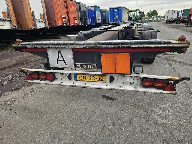 Přeprava kontejnerů D-TEC FLEXI TRAILER - ALL CONNECTIONS - BPW DRUM - AP...