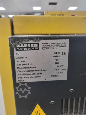 Vida kompresörü Kaeser SK24