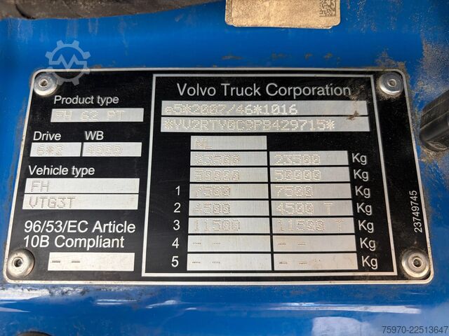 Padrão-SZM Volvo FH 460 6X2 2023 PTO KIP-HYDRAULIC iShift iParkCool