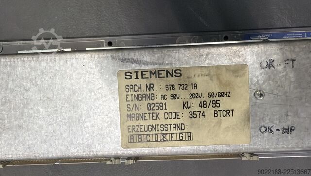 Unidade de controlo Siemens 6FC5103-0AC12-0AA1
