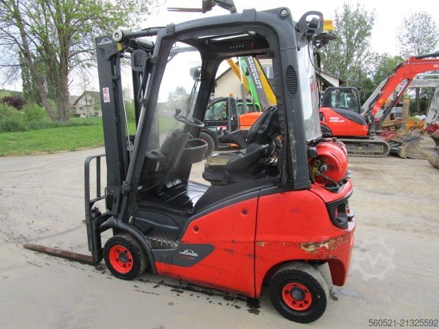 LPG Forklifts Linde H14T-01 Triplex-FH 4,60m + Seitenschieber