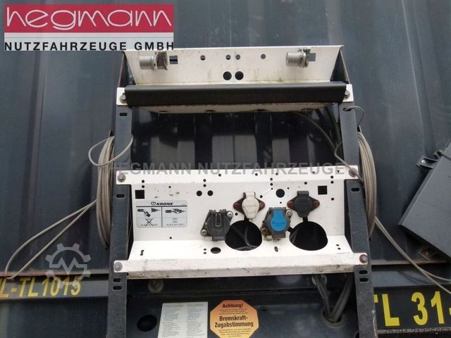 Semirremolque abierto con toldo KRONE SDP 27, BPW ECO Plus,  Standart, Deutsch