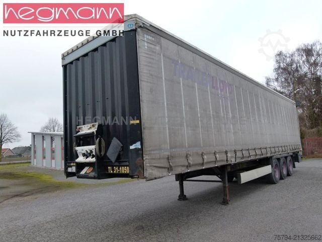 Semirremolque abierto con toldo KRONE SDP 27, BPW ECO Plus,  Standart, Deutsch