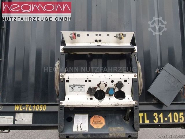 Semirremolque abierto con toldo KRONE SDP 27, BPW ECO Plus,  Standart, Deutsch