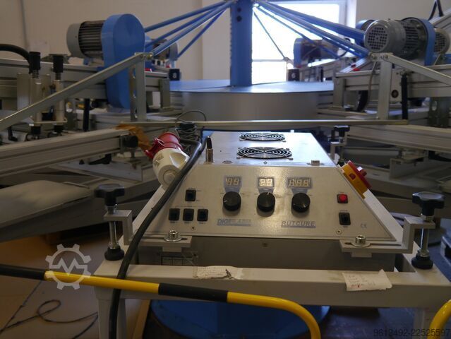 Serigrafi makinesi Schenk Textildruckmaschine Variprint, Spider Typ 6/10