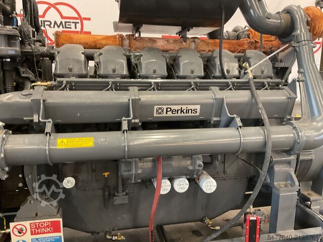 Motor Perkins 4012TAG1A, 1300KVA, Low standby hours. Complete...
