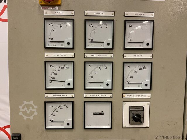 Motor Perkins 4012TAG1A, 1300KVA, Low standby hours. Complete...