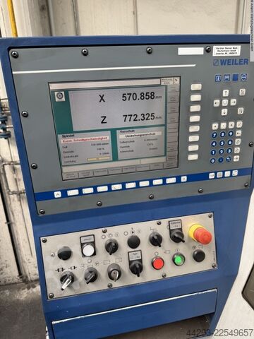 Devir kontrollü torna tezgahı WEILER E80/2000