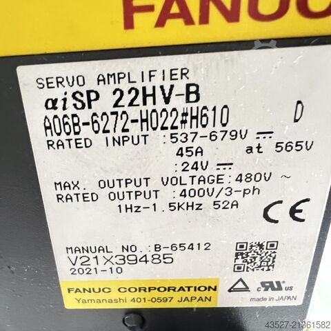 Ηλεκτρονικά / έλεγχοι PLC FANUC A06B-6272-H022