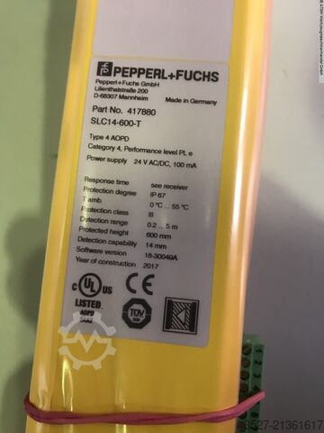 Svetlosna barijera PEPPERL+FUCHS Sicherheitslichtvorhang