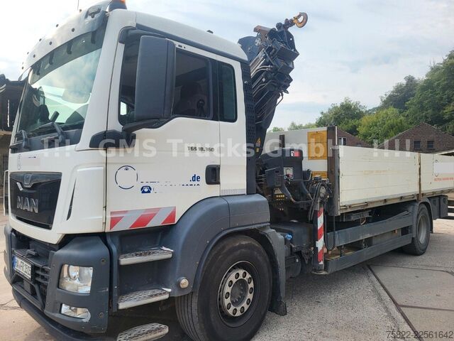 Vrachtauto met open laadbak MAN TGS 18.360 / 6,6m / Hiab 244 16m Kran