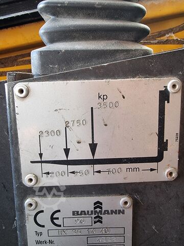 Empilhadeira lateral Baumann HX 35/14/40